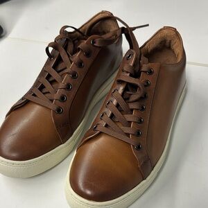Thursday Boot Company Chestnut Leather Sneakers